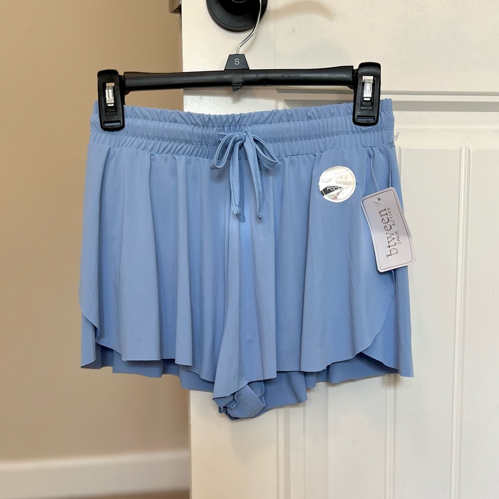 BRAND NEW Light Blue Active shorts Sz 14Y